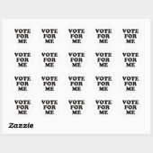 Sticker Rond Votez Pour Moi ! (Feuille)