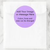 Sticker Rond Votre image ici (Sac)
