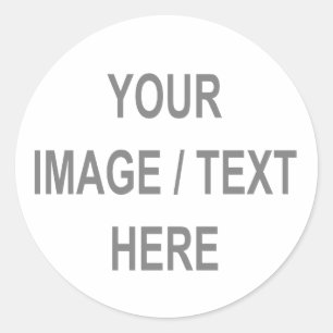 Sticker Rond Votre Image-Texte Ici Cadeau 21e Anniversaire