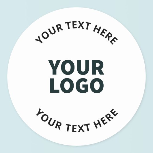 Sticker Rond Votre logo, conception, photo, oeuvre d'art ou aut