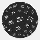Sticker Rond Votre logo de conception, de photo ou d'entreprise (Devant)