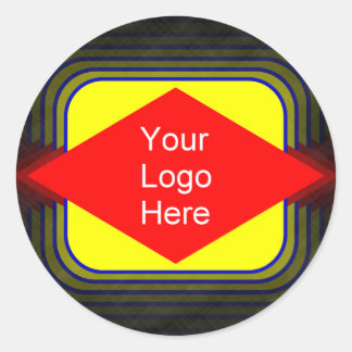 Sticker Rond Votre logo ici