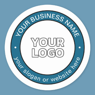 Sticker Rond Votre logo ou conception et texte circulaire perso