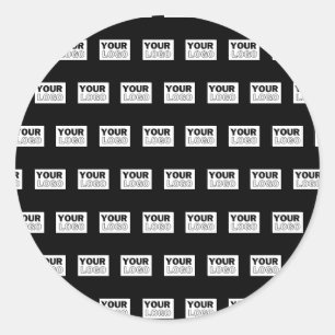 Sticker Rond Votre logo ou votre conception   Arrière - plan de