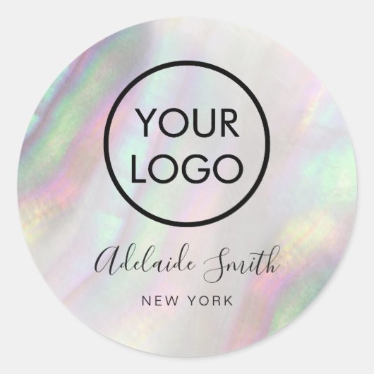 Sticker Rond votre logo sur coque (Devant)