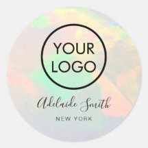 votre logo sur la photo opale