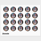 Sticker Rond Votre vote1 (Feuille)