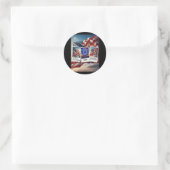 Sticker Rond Votre vote1 (Sac)