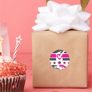 Sticker Rond Votre vote est votre voix