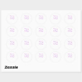 Sticker Rond Vous (Feuille)