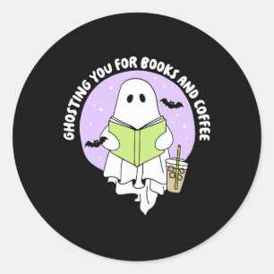 Sticker Rond Vous Accueillir Pour Livres Et Café