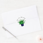 Sticker Rond Vous aimez beaucoup | Funny Plante Pun (Enveloppe)