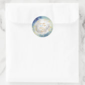 Sticker Rond Vous aimez DEUX la lune et le retour (Sac)