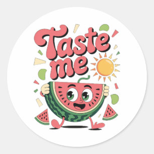 STICKER ROND VOUS ALLONS Y GOÛTER !