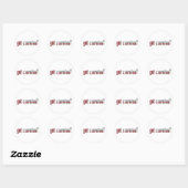 Sticker Rond vous avez czarnina ? Drapeau (Feuille)