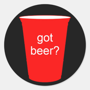Sticker Rond vous avez de la bière ?