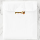 Sticker Rond Vous avez de la culture ? Kombucha (Sac)