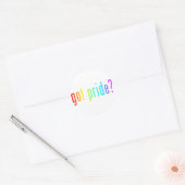 Sticker Rond vous avez de la fierté ? (Enveloppe)
