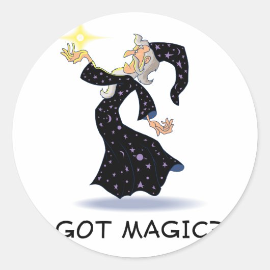 Sticker Rond Vous avez de la magie ? (Devant)
