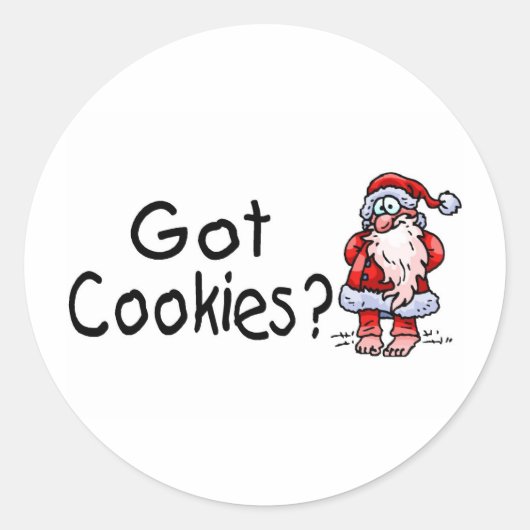Sticker Rond Vous avez des cookies ? (Devant)
