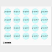 Sticker Rond vous avez des cupcakes ? (Feuille)