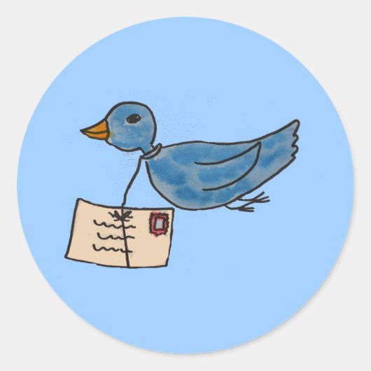 Sticker Rond Vous avez du courrier (Devant)