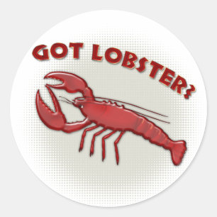 Sticker Rond Vous avez du homard ? -Autocollant