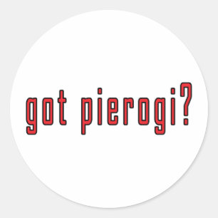 Sticker Rond vous avez du pierogi ?