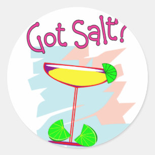 Sticker Rond Vous avez du sel ? Margarita Lovers T-Shirts & Cad