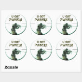 Sticker Rond Vous Avez Été Épousé (Feuille)