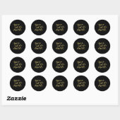 Sticker Rond Vous avez l'auto-collant (Feuille)