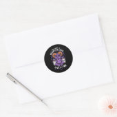 Sticker Rond Vous avez une belle âme Satanic Baphomet (Enveloppe)