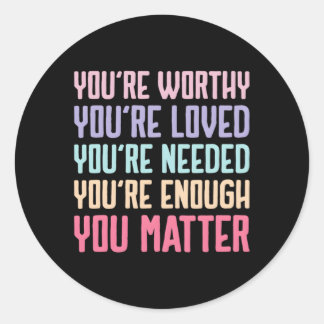 Sticker Rond Vous Comptez Bien Combattre La Stigmatisation Tal