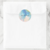 Sticker Rond vous êtes assez (Sac)