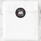 Sticker Rond Vous Êtes Floss-ome Mignonnes Dents (Sac)