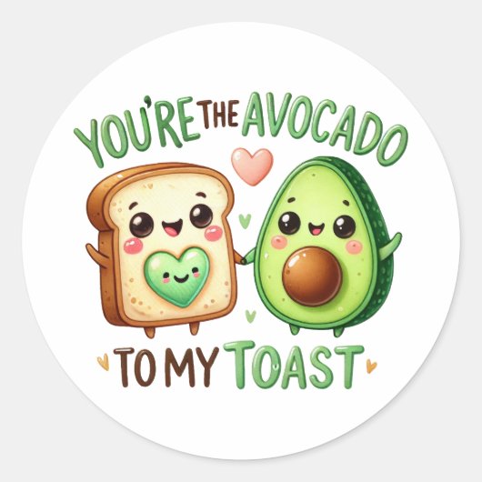 Sticker Rond Vous êtes l’avocat de My Toast -Sticker (Devant)