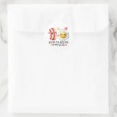 Sticker Rond Vous êtes le phare de My Eggs-Sticker (Sac)