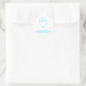 Sticker Rond Vous Êtes L'Eau - (Sac)