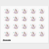 Sticker Rond Vous Êtes Magique (Feuille)