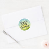Sticker Rond Vous êtes mon soleil (Enveloppe)