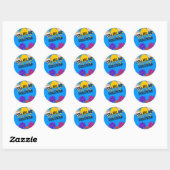 Sticker Rond Vous Êtes Mon Soleil (Feuille)