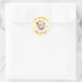 Sticker Rond Vous êtes mon Sunshine Baby Faire-part (Sac)
