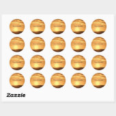 Sticker Rond Vous êtes My Sunshine (Feuille)