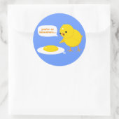 Sticker Rond Vous êtes si immature... (Sac)