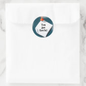 STICKER ROND VOUS ÊTES SPÉCIAL : BÂTIMENTS (Sac)