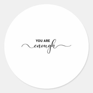 Sticker Rond Vous Êtes Suffisamment Vintage De Sensibilisation 