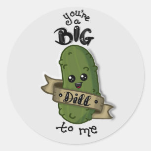 Sticker Rond Vous êtes un grand aneth à moi autour de