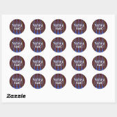 Sticker Rond Vous êtes une étoile ! (Feuille)