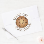 Sticker Rond Vous êtes une Smart Cookie Enseignant école de tra (Enveloppe)