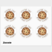 Sticker Rond Vous êtes une Smart Cookie Enseignant école de tra (Feuille)